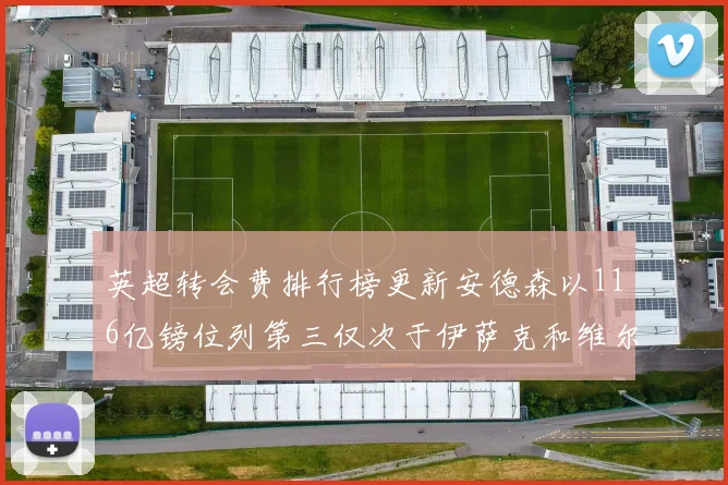 英超转会费排行榜更新安德森以116亿镑位列第三仅次于伊萨克和维尔茨
